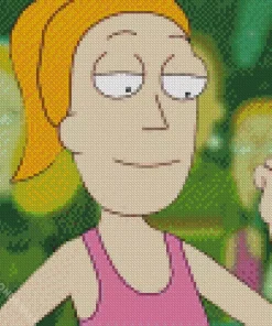 Summer Smith Rick And Morty Diamond Painting