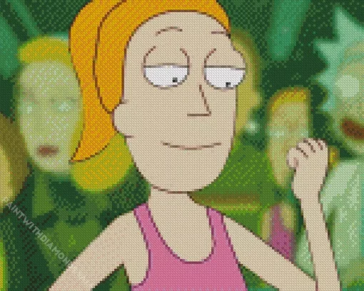 Summer Smith Rick And Morty Diamond Painting