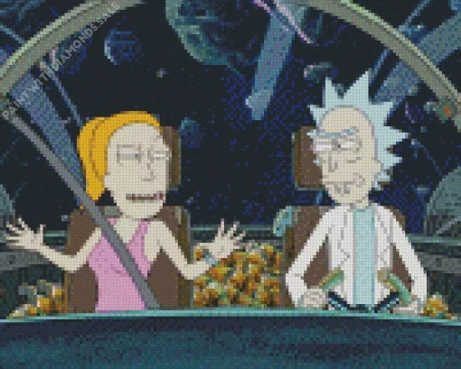 Summer Smith in Rick and Morty Diamond Painting