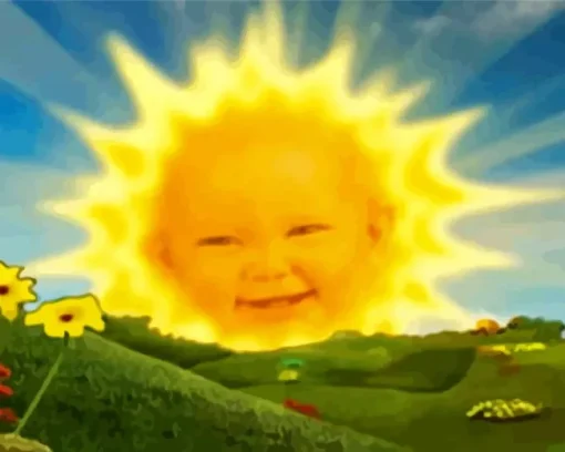 Sun Baby Teletubbies Diamond Painting