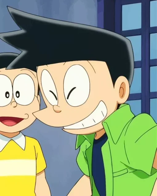 Suneo Honekawa And Nobita Diamond Painting