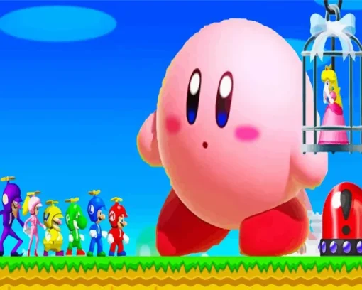 Super mario kirby Diamond Paints