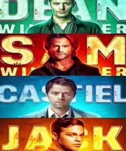 Supernatural Characters Diamond Paints