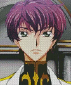 Suzaku Kururugi Code Geass Diamond Painting