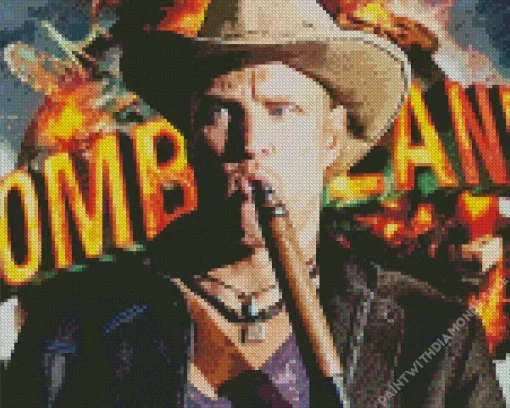 Tallahassee Zombieland Poster Diamond Painting