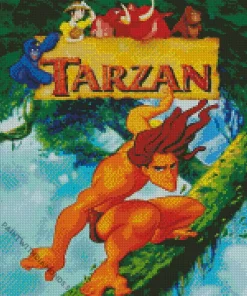 Tarzan Animated Movies Diamond Painting