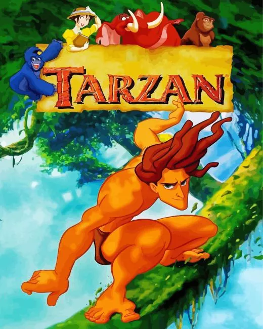 Tarzan animated movies Diamond Paints Tarzan Animated Movies Diamond Painting