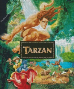 Tarzan Cartoon Diamond Painting