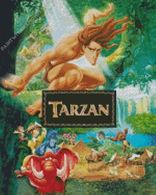 Tarzan Cartoon Diamond Painting