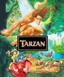 Tarzan Cartoon Diamond Painting