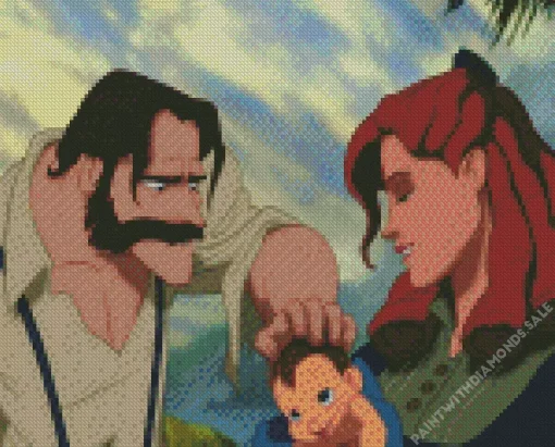 Tarzan Characters Diamond Painting