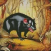 Tasmanian Devil Animal Diamond Painting