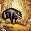 Tasmanian Devil Animal Diamond Painting