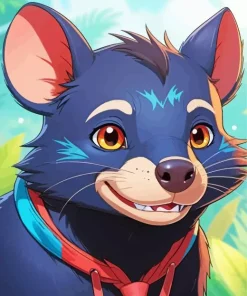 Tasmanian Devil Animation Diamond Painting