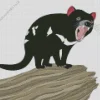 Tasmanian Devil Art Diamond Painting