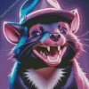 Tasmanian Devil In A Hat Diamond Painting