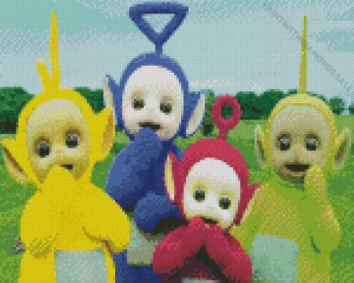 Teletubbies Cartoon Diamond Painting