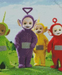 Teletubbies Characters Diamond Painting