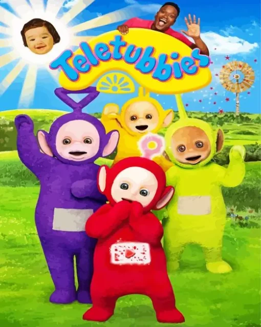 Teletubbies Poster Diamond Painting