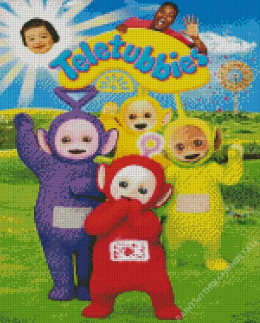 Teletubbies Poster Diamond Painting