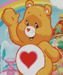 Tenderheart Bear Care Bears Diamond Paintings