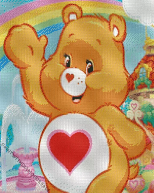 Tenderheart Bear Care Bears Diamond Paintings