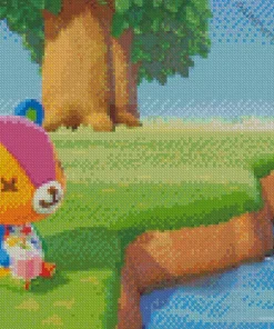 The Animal Crossing Stitches Bear Diamond Painting