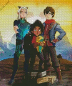 The Dragon Prince Cartoon Diamond Painting