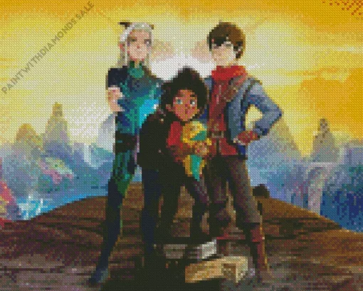 The Dragon Prince Cartoon Diamond Painting