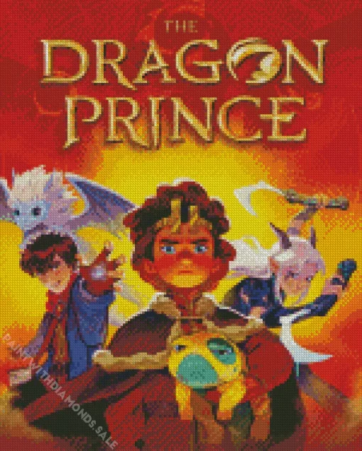 The Dragon Prince Poster Diamond Painting