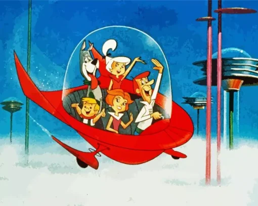 The Jetsons Characters Diamond Painting