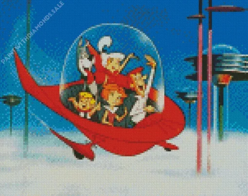 The Jetsons Characters Diamond Painting