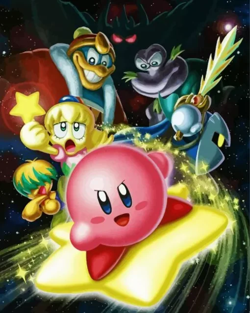 The Kirby Video Game Diamond Paints