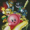 The Kirby Video Game Diamond With Numbers