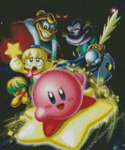 The Kirby Video Game Diamond With Numbers