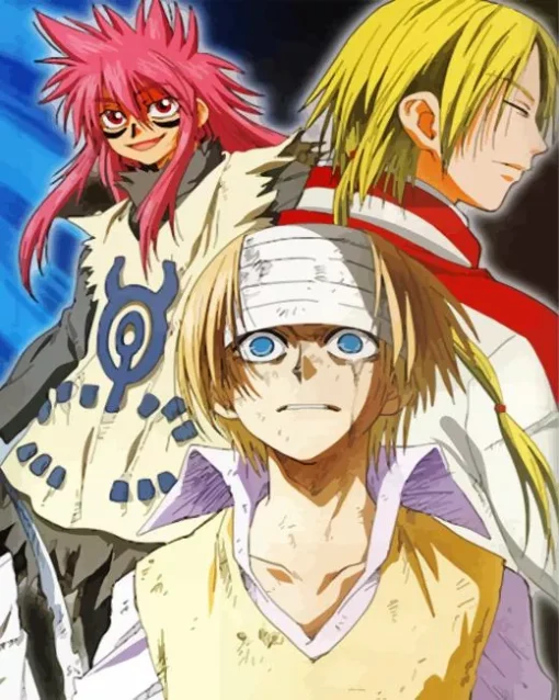 The Law Of Ueki Characters Diamond Painting