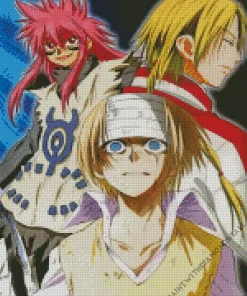 The Law Of Ueki Characters Diamond Painting