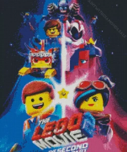 The Lego Movie Poster Diamond Paintings