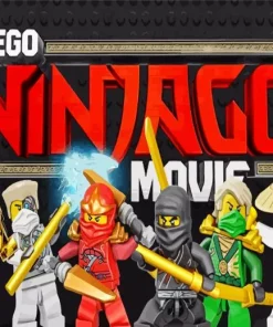 The Lego Ninjago Movie Diamond By Numbers