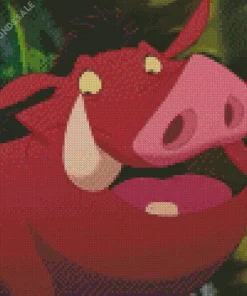 The Lion King Pumbaa Diamond Painting