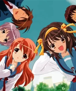 The Melancholy of Haruhi Suzumiya Anime Diamond Painting