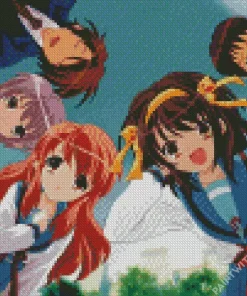 The Melancholy of Haruhi Suzumiya Anime Diamond Painting