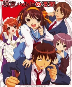 The Melancholy of Haruhi Suzumiya Anime Poster Diamond Painting