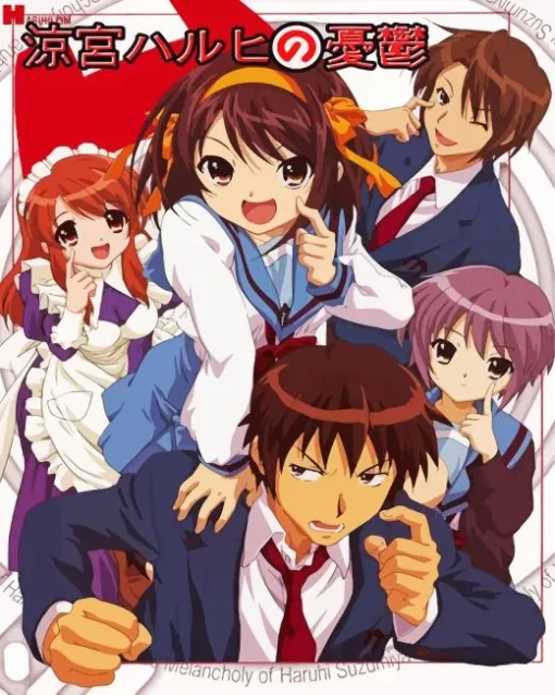 The Melancholy of Haruhi Suzumiya Anime Poster Diamond Painting