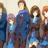 The Melancholy of Haruhi Suzumiya Characters Diamond Painting