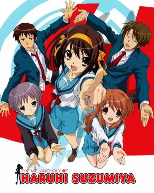 The Melancholy Of Haruhi Suzumiya Poster Diamond Painting