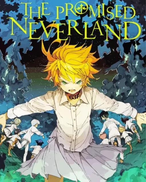 The Promised Neverland Anime Diamond Painting