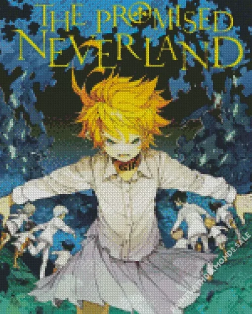 The Promised Neverland Anime Diamond Painting