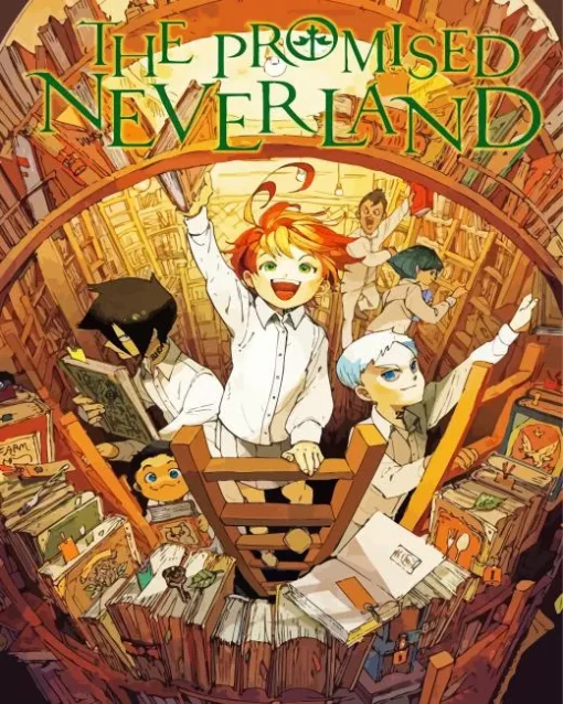 The Promised Neverland Anime Poster Diamond Painting