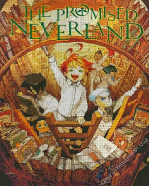 The Promised Neverland Anime Poster Diamond Painting